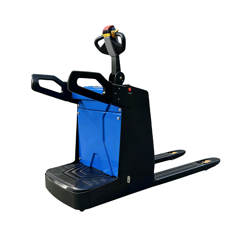 Transpallet elettrico industriale con operatore a bordo da 2.000 kg