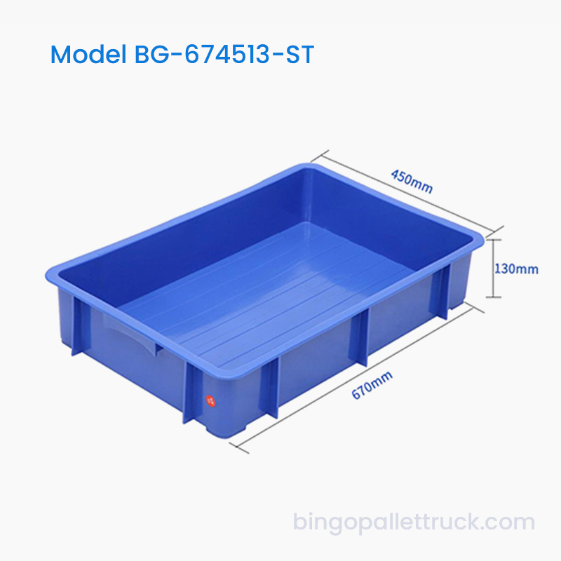 Contenitore in plastica HDPE impilabile da 30 litri per piccoli articoli del negozio