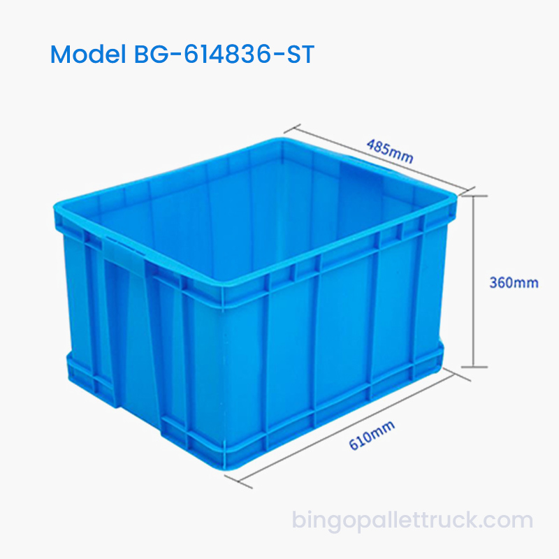 Tote Box in plastica resistente e impilabile da 86 litri per la logistica della catena del freddo