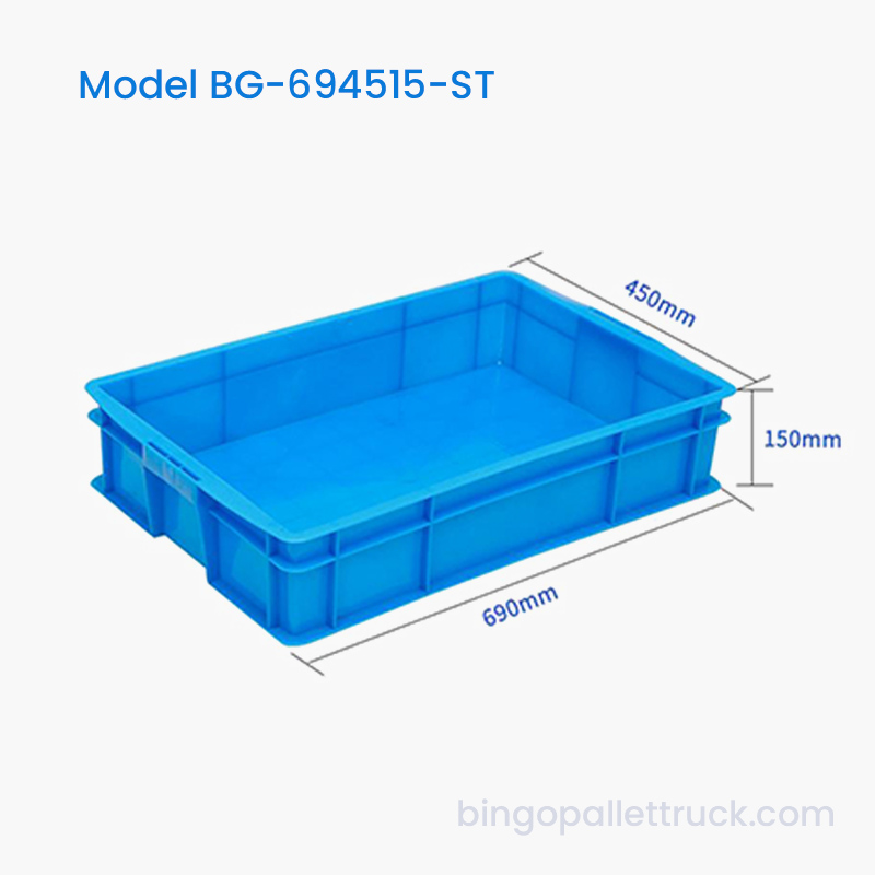 Scatola in plastica impilabile da 37 litri per elementi di fissaggio e viti