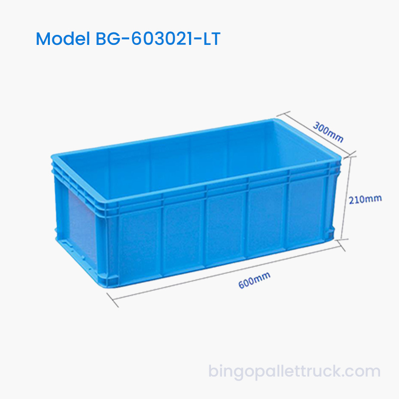 Tote Box in plastica logistica HDPE da 31 litri per lo smistamento di magazzino
