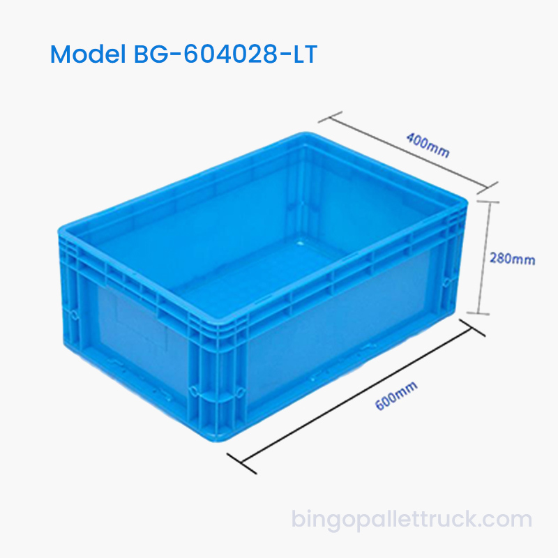 Tote Box in plastica logistica da 56 litri per la logistica di frutta e verdura