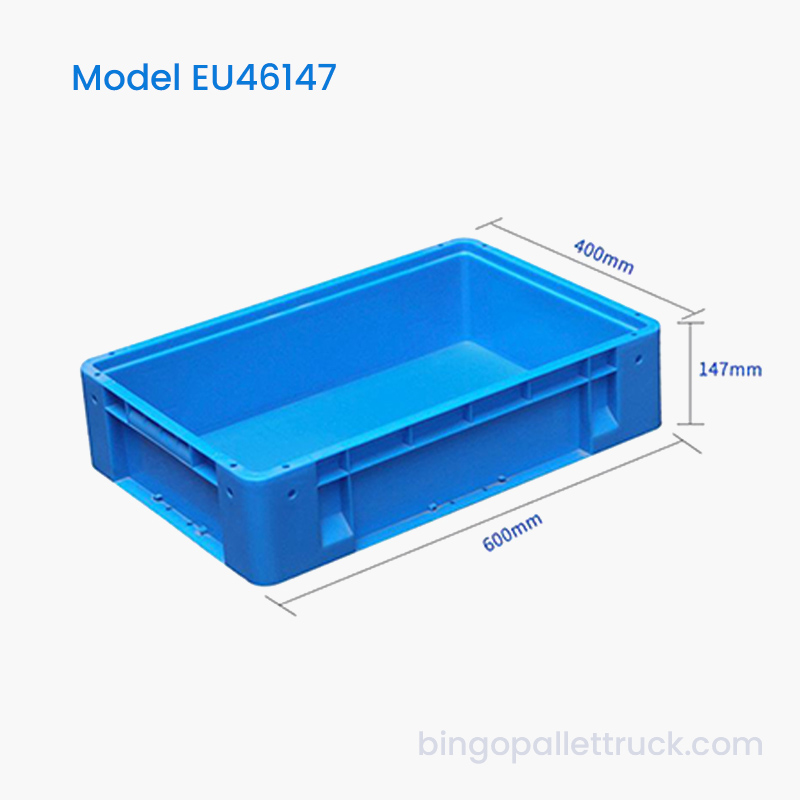 Tote Box in plastica UE da 27 litri per alimenti al dettaglio nei supermercati