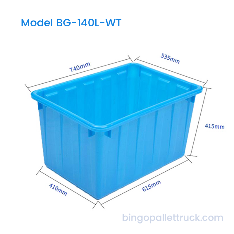 Serbatoio in HDPE da 140 litri per la distribuzione di liquidi sfusi al dettaglio e all'ingrosso