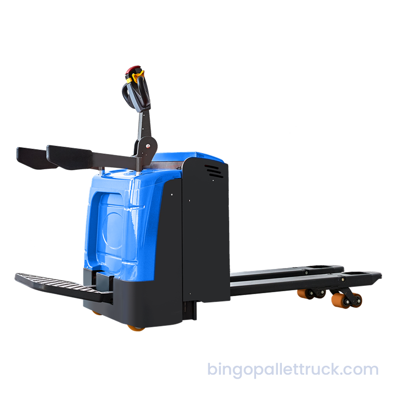 Transpallet elettrico con operatore in piedi EPS da 3.000 kg per carichi pesanti